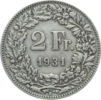 Preview: 2 Franken 1931 B